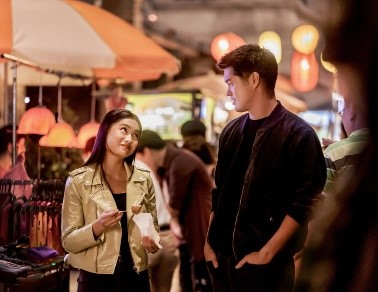 The trailer of "Love in Taipei" features Taipei landmarks.  Photo provided by Paramount+
